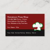 Pizza Shop Italiaans Restaurant Visitekaartje (Voorkant)