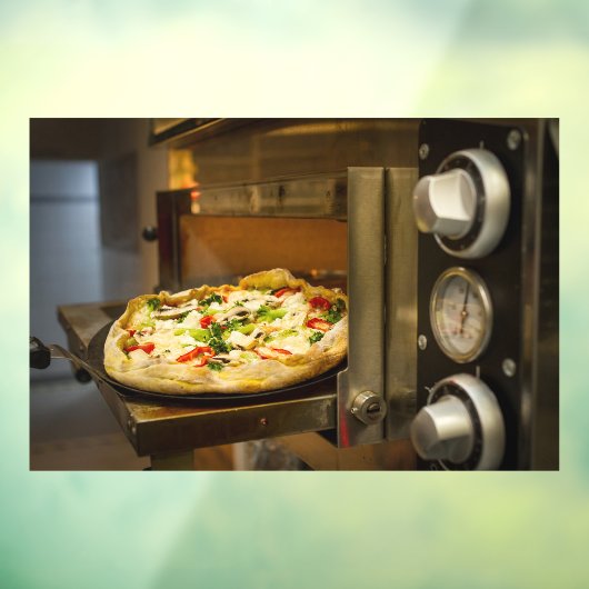 Pizza Shop Pizza Oven Cook Italy Pizzeria Raamsticker (Vel 3)