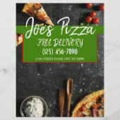Pizza Shop Restaurant Flyer (Voorkant)