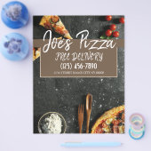Pizza Shop Restaurant Flyer (Enkel)