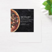 Pizza Shop Vierkante Visitekaartjes (Bureau)