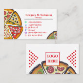 Pizza Shop Visitekaartje (Voorkant / Achterkant)