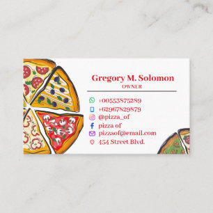 Pizza Shop Visitekaartje