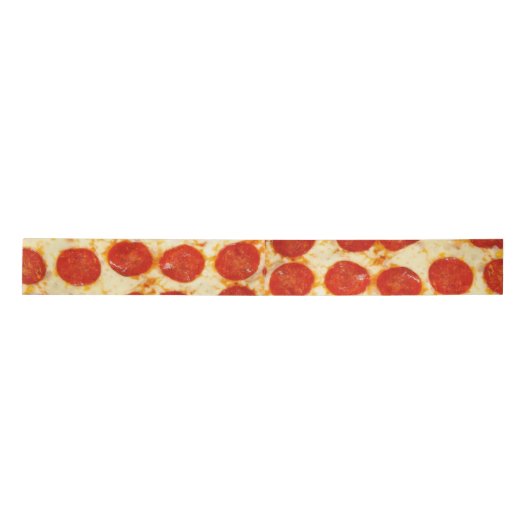 Pizza Silk Ribbon Satijnen Lint (Voorkant)