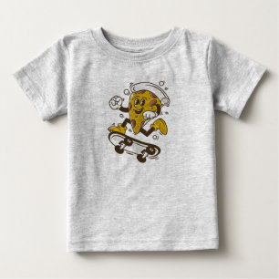 Pizza Skateboard Schattigee Cartoon Pizza Charac