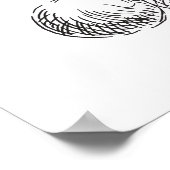 Pizza Sketch Poster (Hoek)