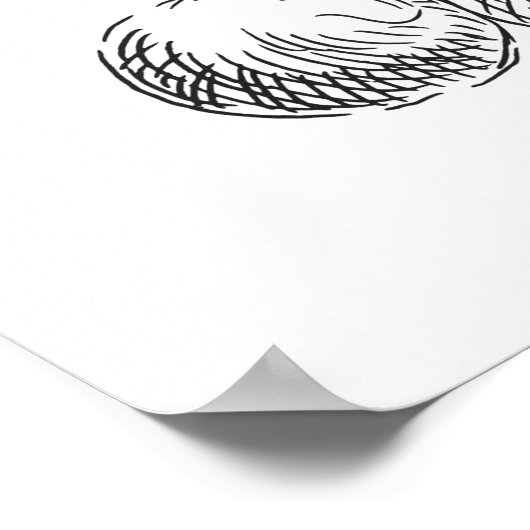 Pizza Sketch Poster (Hoek)