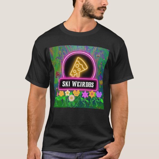Pizza Ski Weirdos OG T-Shirt (Voorkant)