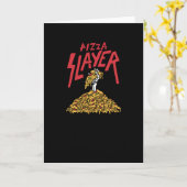 Pizza Slayer Kaart (Gele Bloem)