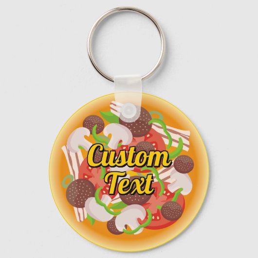 Pizza Sleutelhanger (Voorkant)