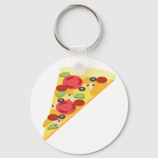 Pizza Sleutelhanger (Achterkant)
