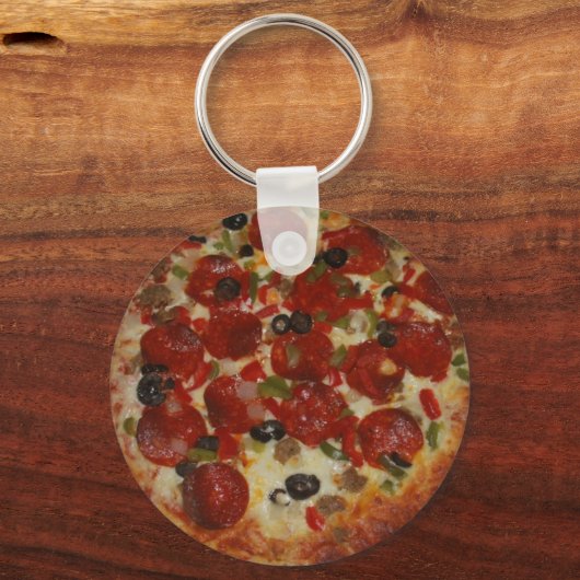 Pizza Sleutelhanger (Voorkant)