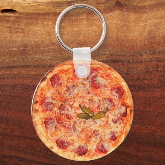 Pizza Sleutelhanger (Voorkant)