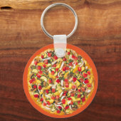 Pizza Sleutelhanger (Voorkant)