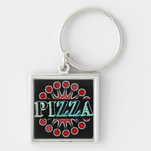Pizza Sleutelhanger (Voorkant)