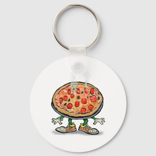Pizza Sleutelhanger (Voorkant)