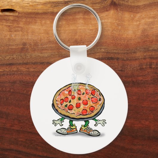 Pizza Sleutelhanger (Voorkant)