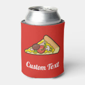 Pizza Slice Blikjeskoeler (Blikje Voorkant)