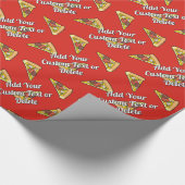 Pizza slice cadeaupapier (Hoek)