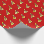 Pizza slice cadeaupapier (Hoek)