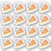 Pizza Slice Cheat Day Herinneringskalender Planner Sticker (Voorkant)