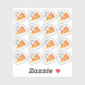 Pizza Slice Cheat Day Reminder Kalender Planner Sticker (Vel)
