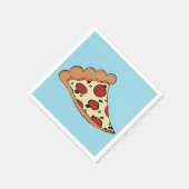 Pizza slice cocktail servet (Hoek)