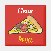 Pizza Slice Dishwasher Magnet (Voorkant)