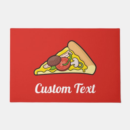 Pizza slice doormat deurmat (Voorkant)