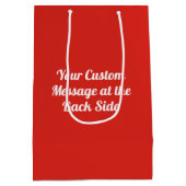 Pizza slice-draagtas met middelbaar cadeau medium cadeauzakje (Achterkant)