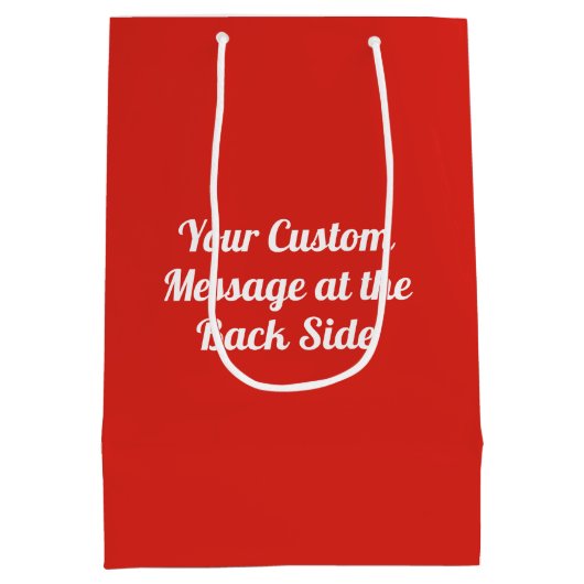 Pizza slice-draagtas met middelbaar cadeau medium cadeauzakje (Achterkant)