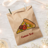 Pizza Slice Favor Bag Bedankzakje (Geknipt)