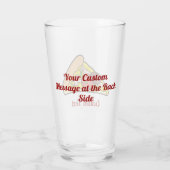 Pizza Slice Glas (Achterkant)