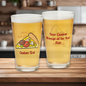 Pizza Slice Glas