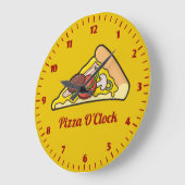 Pizza slice grote klok (Hoek)