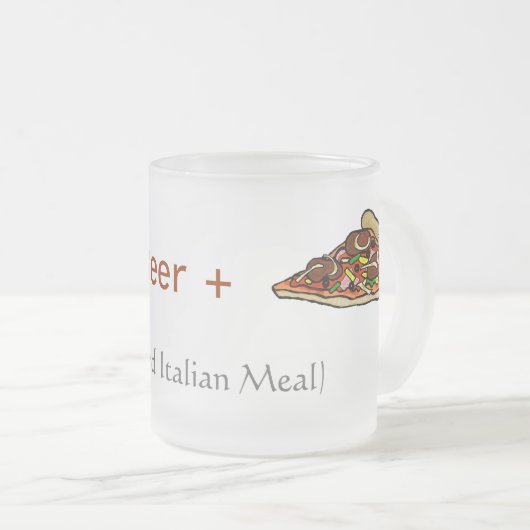 Pizza Slice - Italiaanse Mok van de gier (Voorkant rechts)