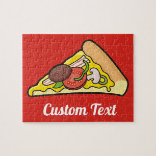 Pizza Slice Jigzaag Puzzle Legpuzzel