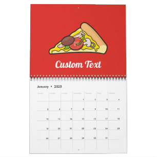 Pizza slice kalender