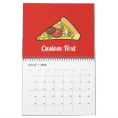 Pizza slice kalender (Jan 2026)