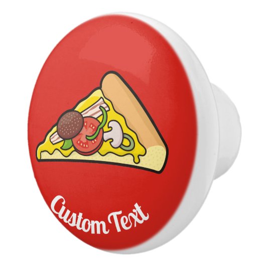 Pizza slice keramische knop (Rechts)