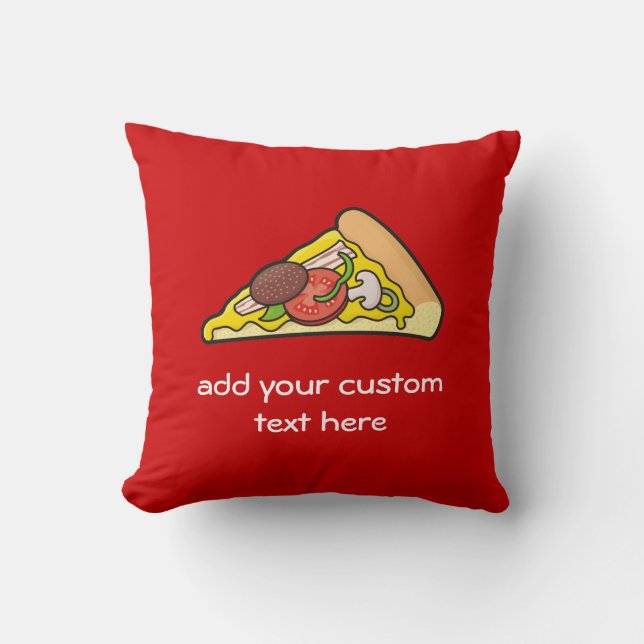 Pizza slice kussen (Voorkant)