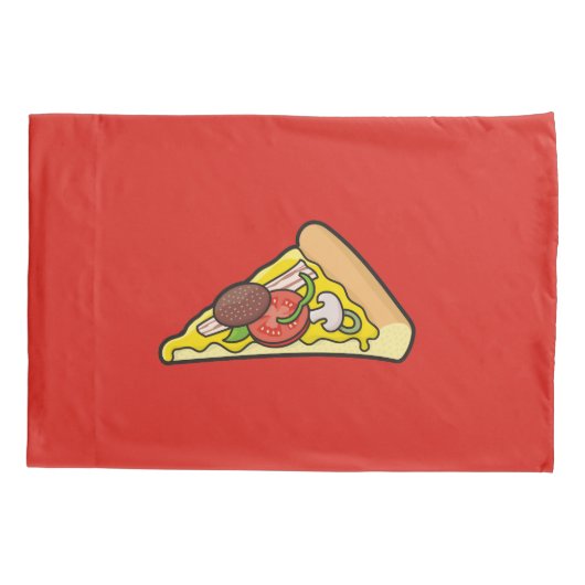 Pizza slice kussensloop (Achterkant)