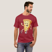 Pizza Slice Leuk grafisch t-shirt voor food lovers (Voorkant volledig)