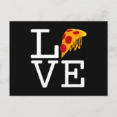Pizza Slice Liefde Briefkaart (Voorkant)