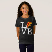 Pizza Slice Liefde T-shirt (Voorkant volledig)