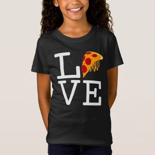 Pizza Slice Liefde T-shirt (Voorkant)