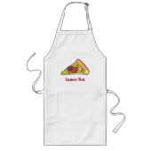 Pizza slice long apron lang schort (Voorkant)