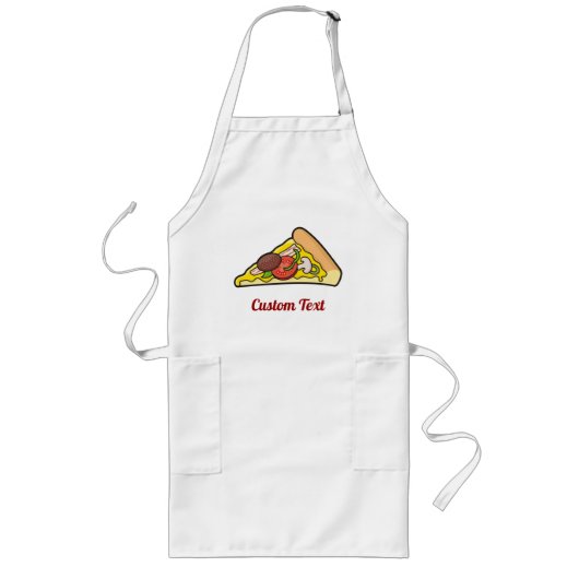 Pizza slice long apron lang schort (Voorkant)