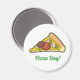Pizza slice magneet