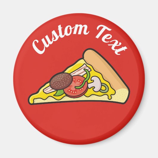 Pizza Slice Magnet (Voorkant)